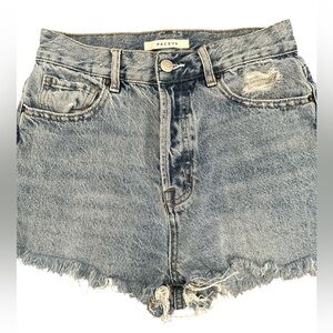 PacSun Light Blue Distressed Jean Shorts